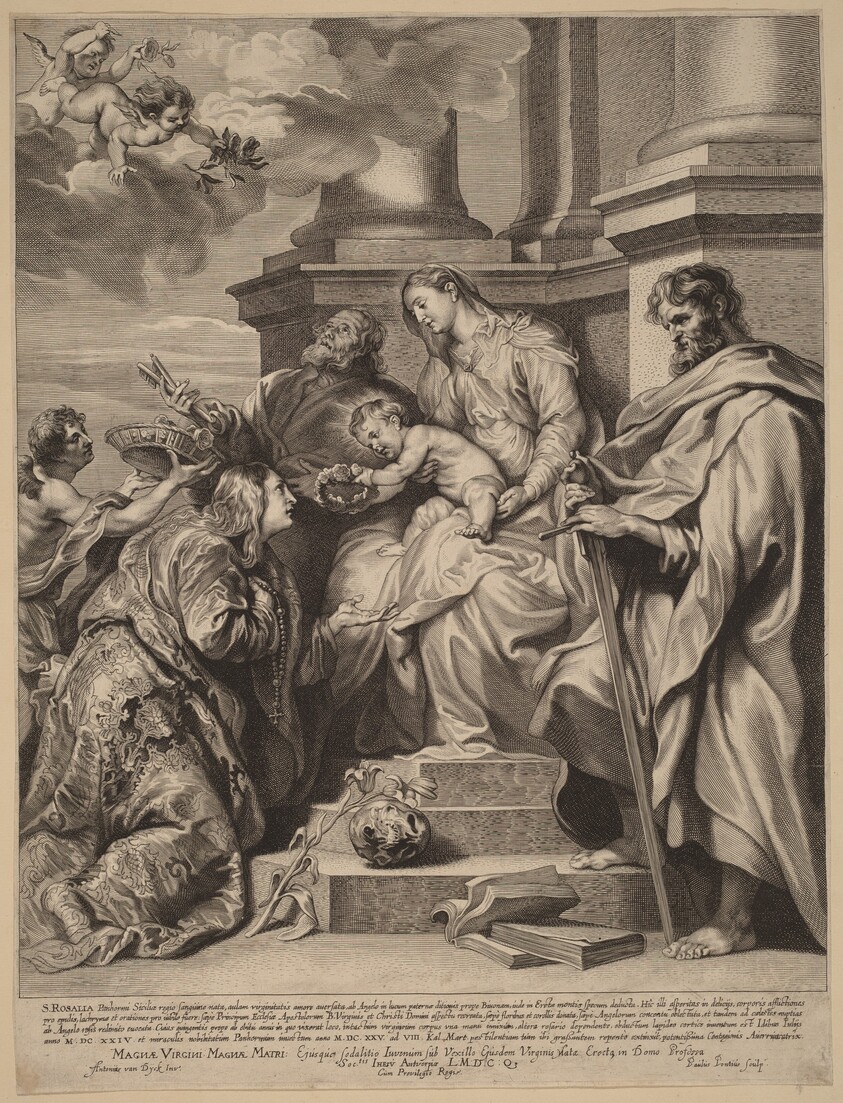 Saint Rosalia Crowned by the Child Jesus