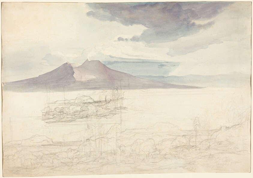 Panoramic Views of Vesuvius and Monte Pellegrino
