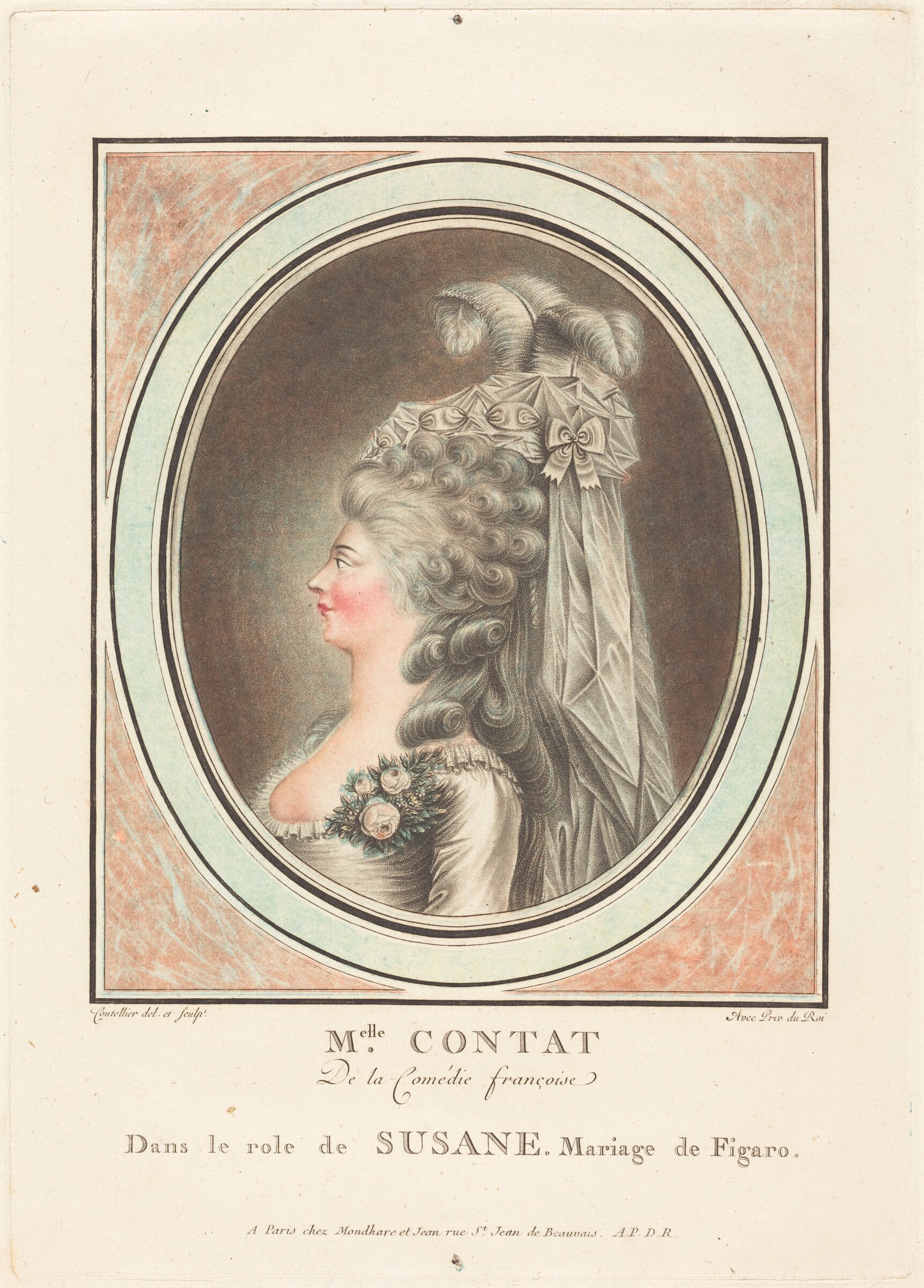 Mademoiselle Contat, J. Coutellier