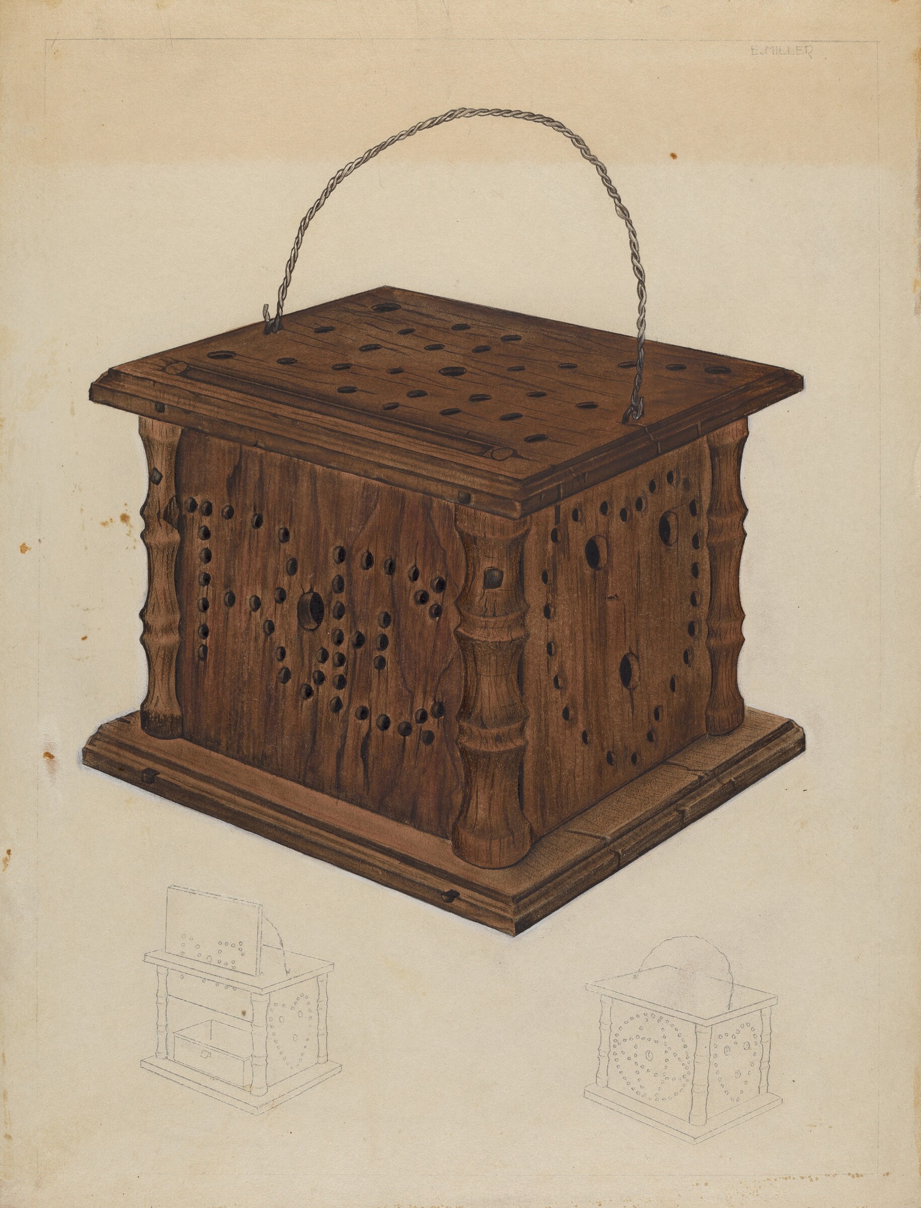 Foot Warmer, Edith Miller, c. 1937