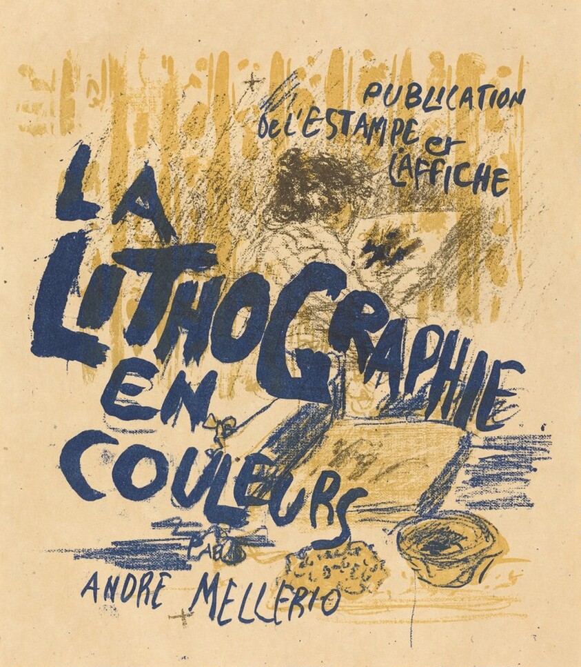 Cover for André Mellerio's "La Lithographie en couleurs"
