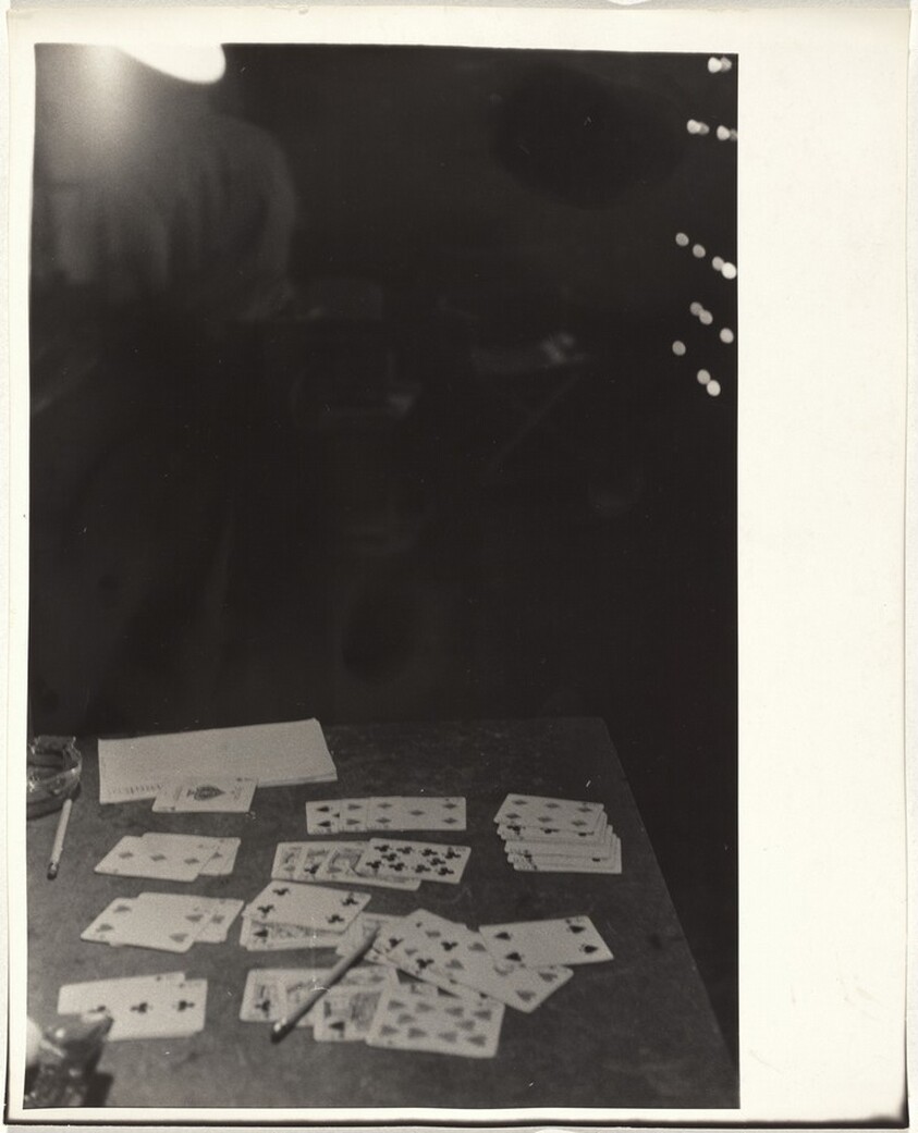 Solitaire card game, NBC TV studio--Burbank, California