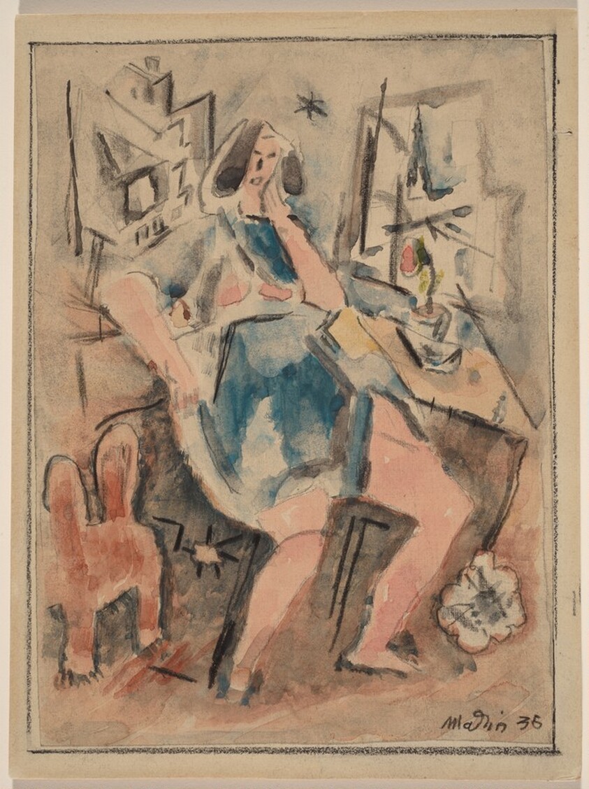 Seated Female Figure
