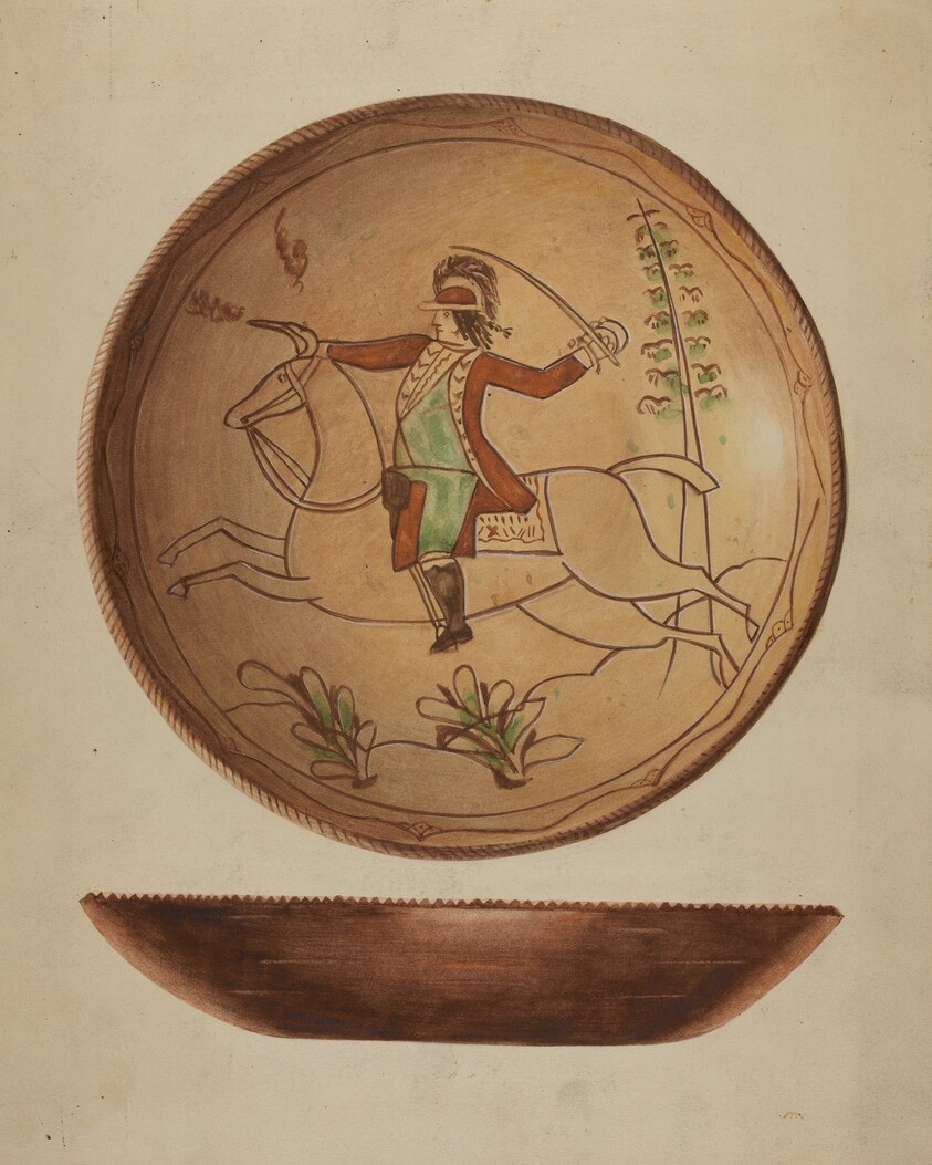 Pa. German Pie Plate