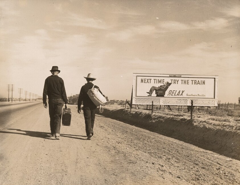 Toward Los Angeles, California