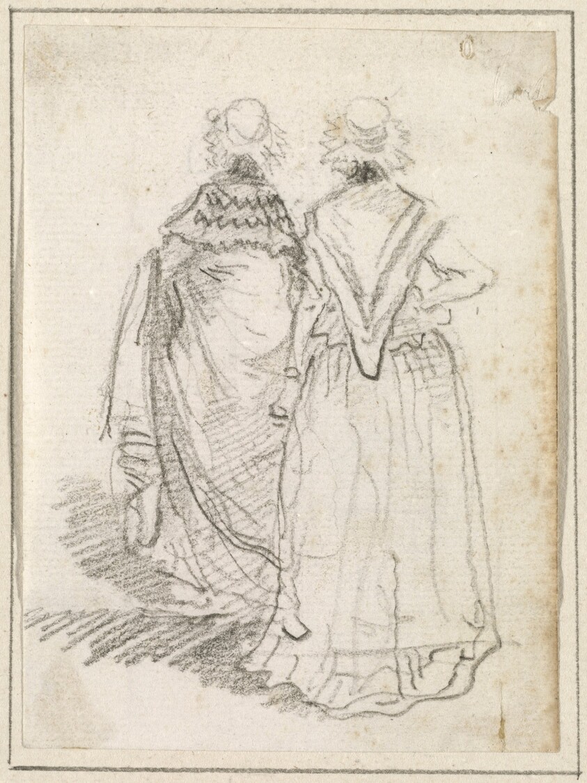 Two Women Seen from Behind