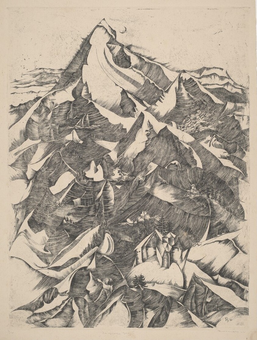 Landscape with Cottages