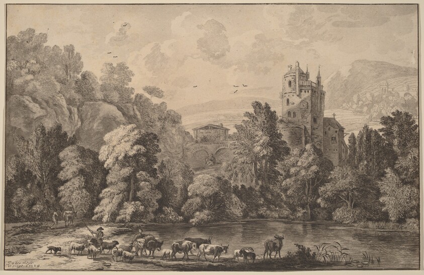 Valley with an Aged Castle