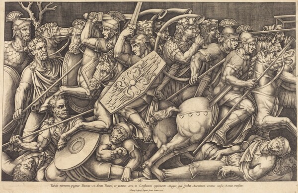 Roman Soldiers Fighting the Dacians