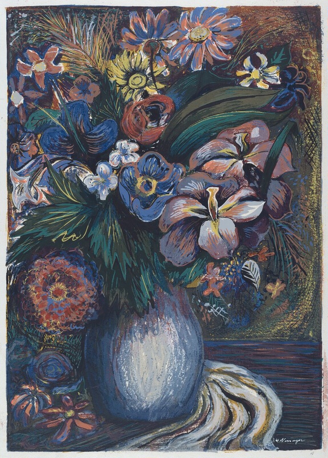 Flowers, Hyman J. Warsager, c. 1945