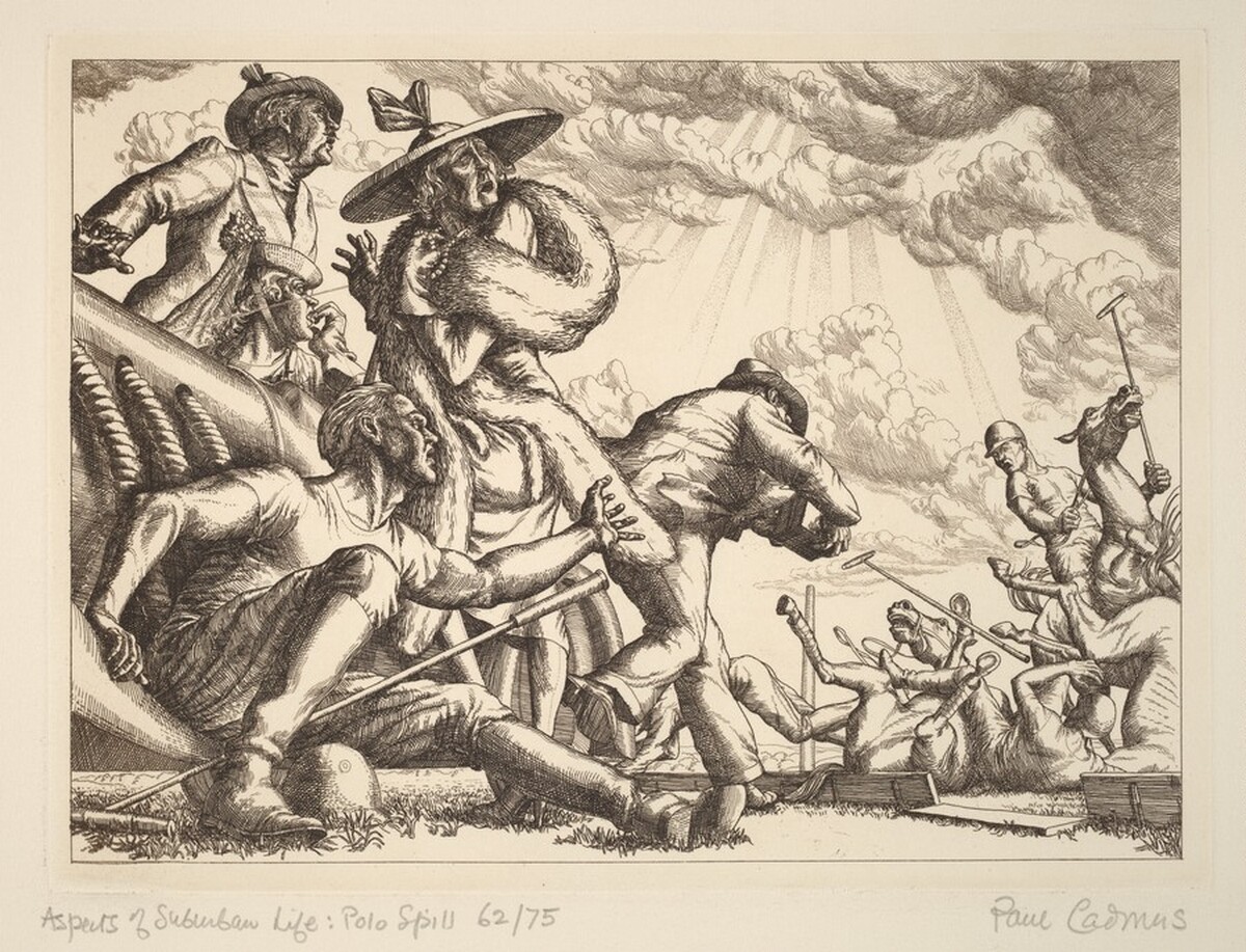 Aspects of Suburban Life - Polo Spill