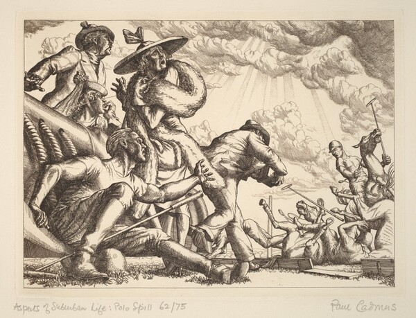 Aspects of Suburban Life - Polo Spill