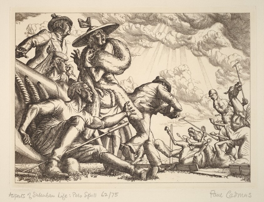 Aspects of Suburban Life - Polo Spill