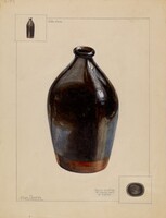 Flask, Charles Caseau, c. 1936
