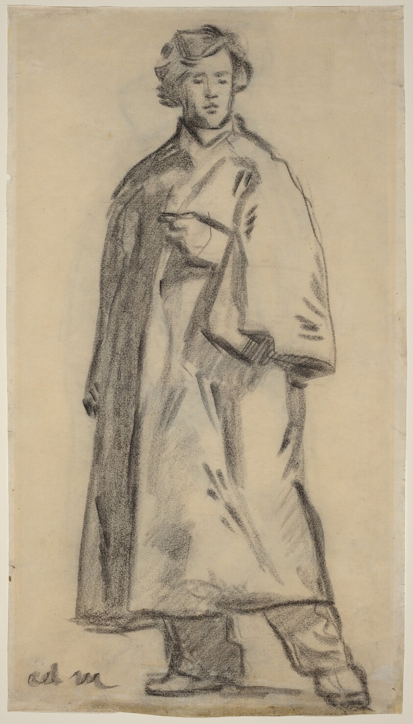 Man Wearing a Cloak [recto]