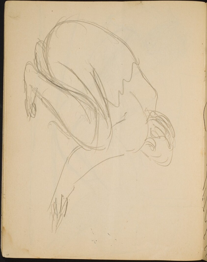 Frau in der Hocke (Kneeling Woman) [p. 30]