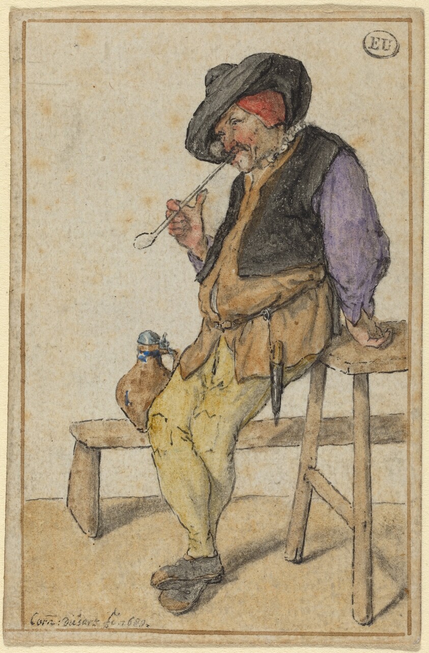 Peasant Smoking