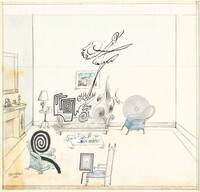 Untitled (A Conversation), Saul Steinberg, 1962-1964