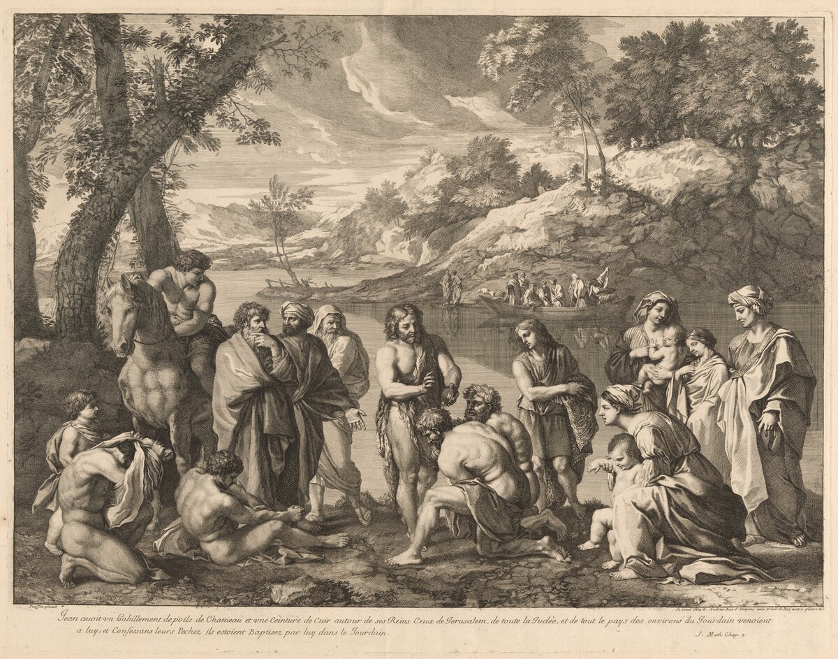 Saint John the Baptist in the River Jordan