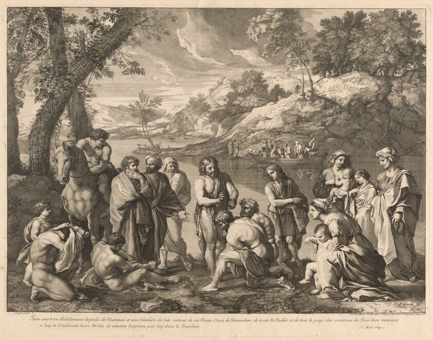 Saint John the Baptist in the River Jordan