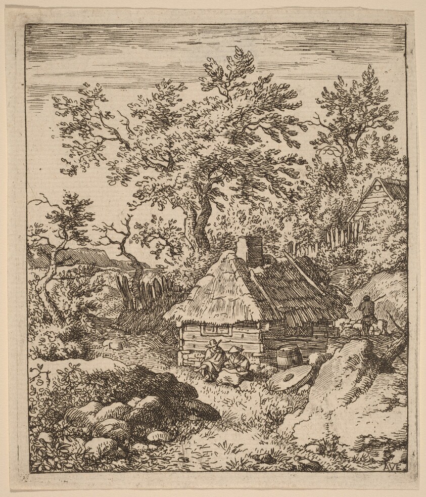 Landscape with Millstone near a Cask