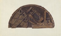 Hardware Shop Sign, Alice Stearns, 1937
