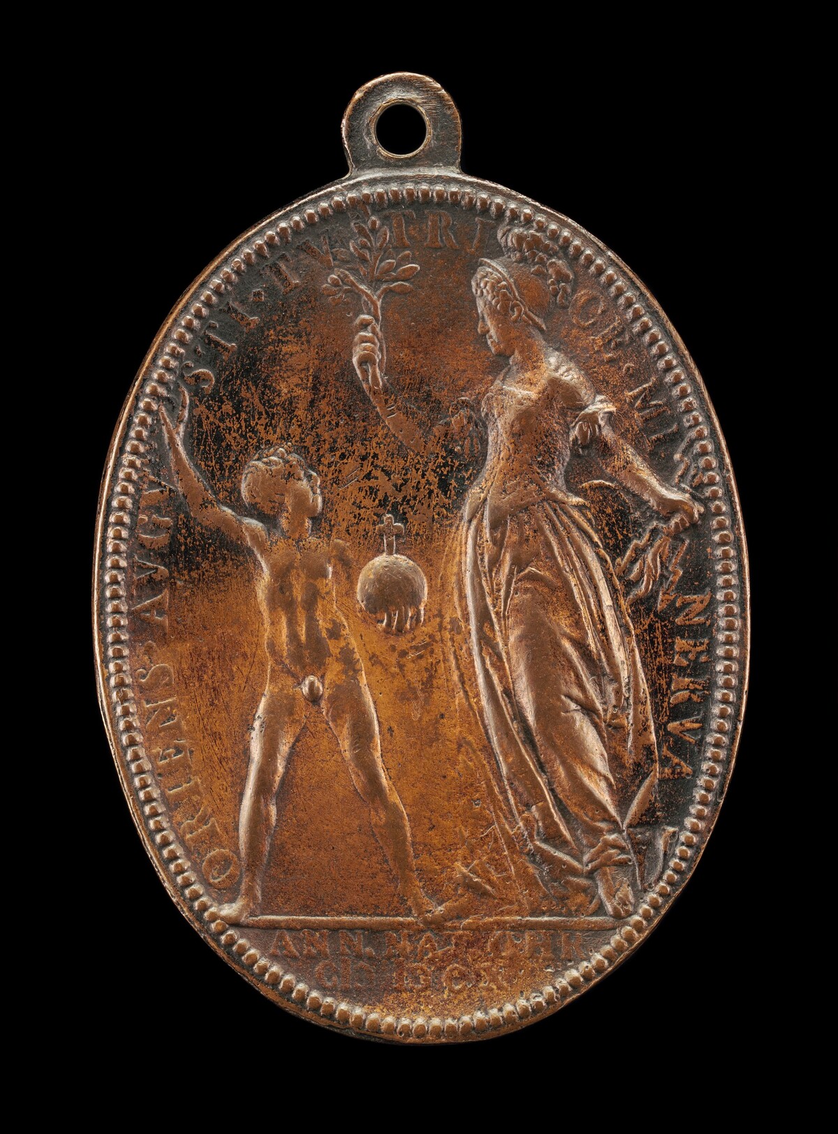 Young Louis and Minerva [reverse]
