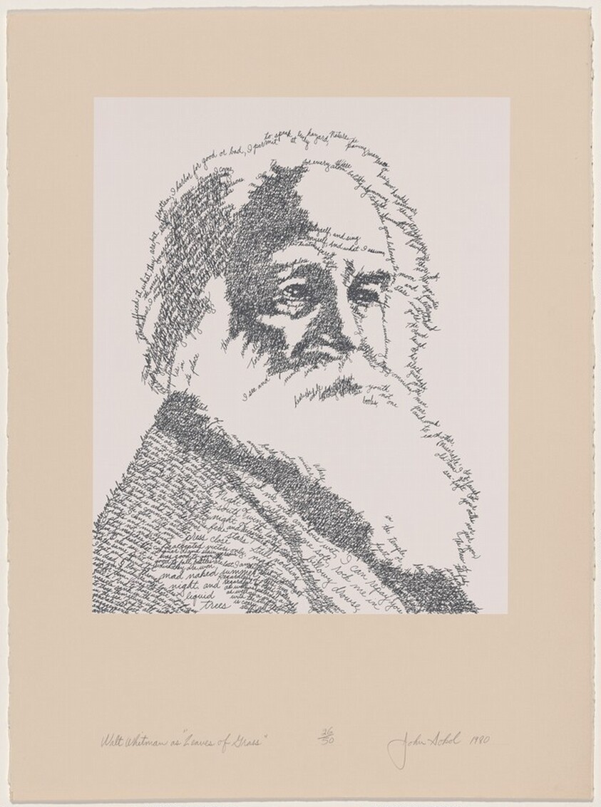 Walt Whitman as Leaves of Grass