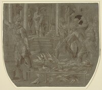 The Martyrdom of Saint Lawrence, Italian 16th Century, 16th century