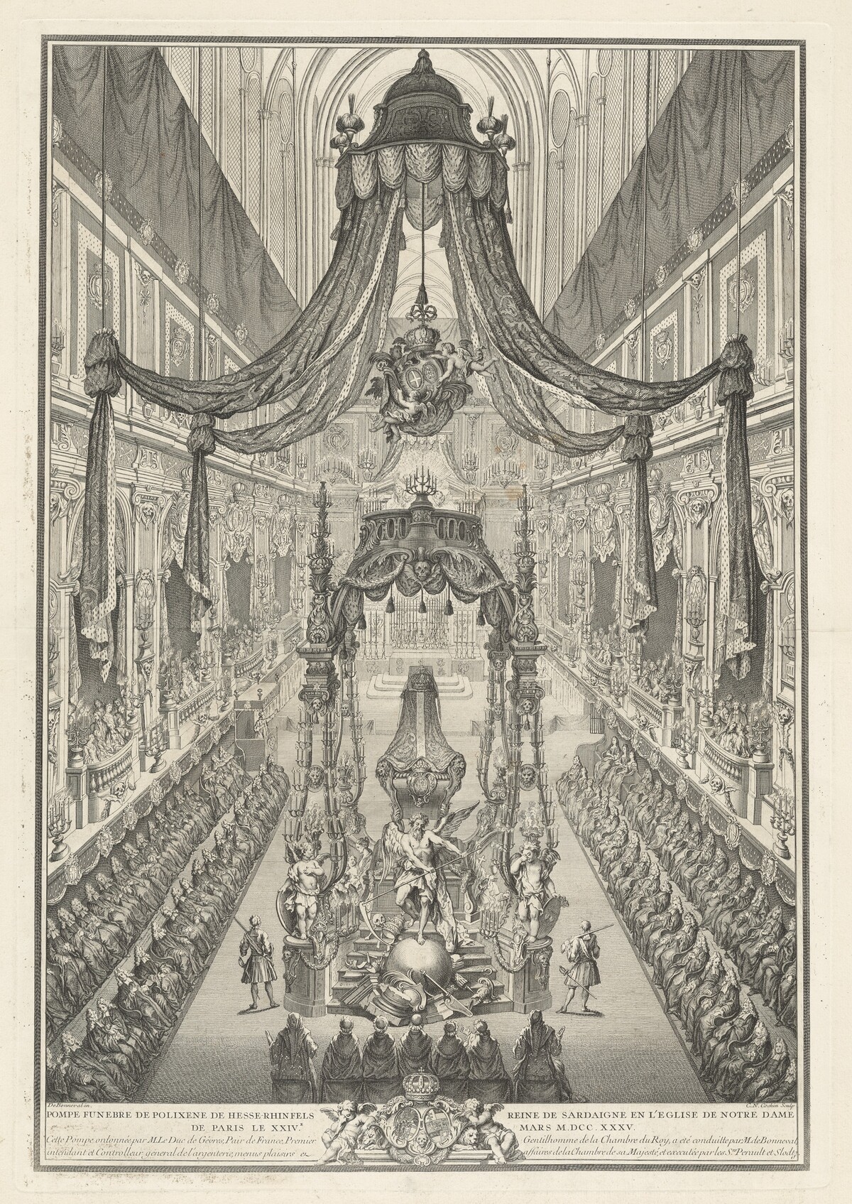 Pompe funèbre de Polixène de Hesse-Rhinfels