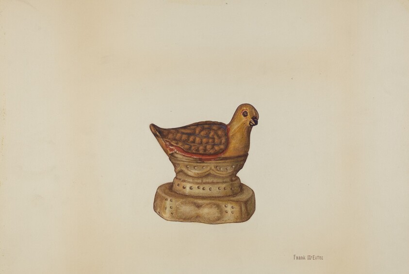 Pa. German Chalkware Chicken