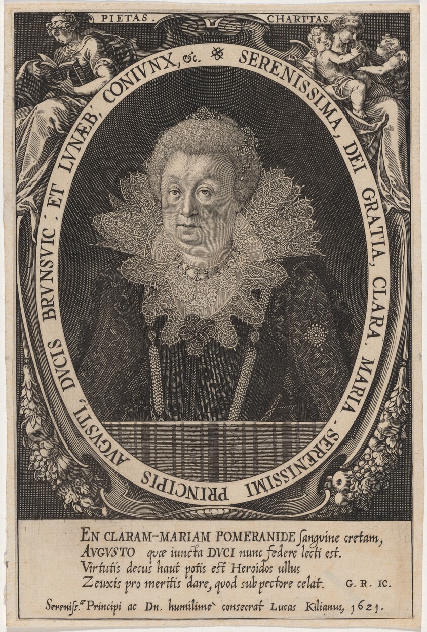 Clara Maria, Duchess of Brunswick, Wife of August II