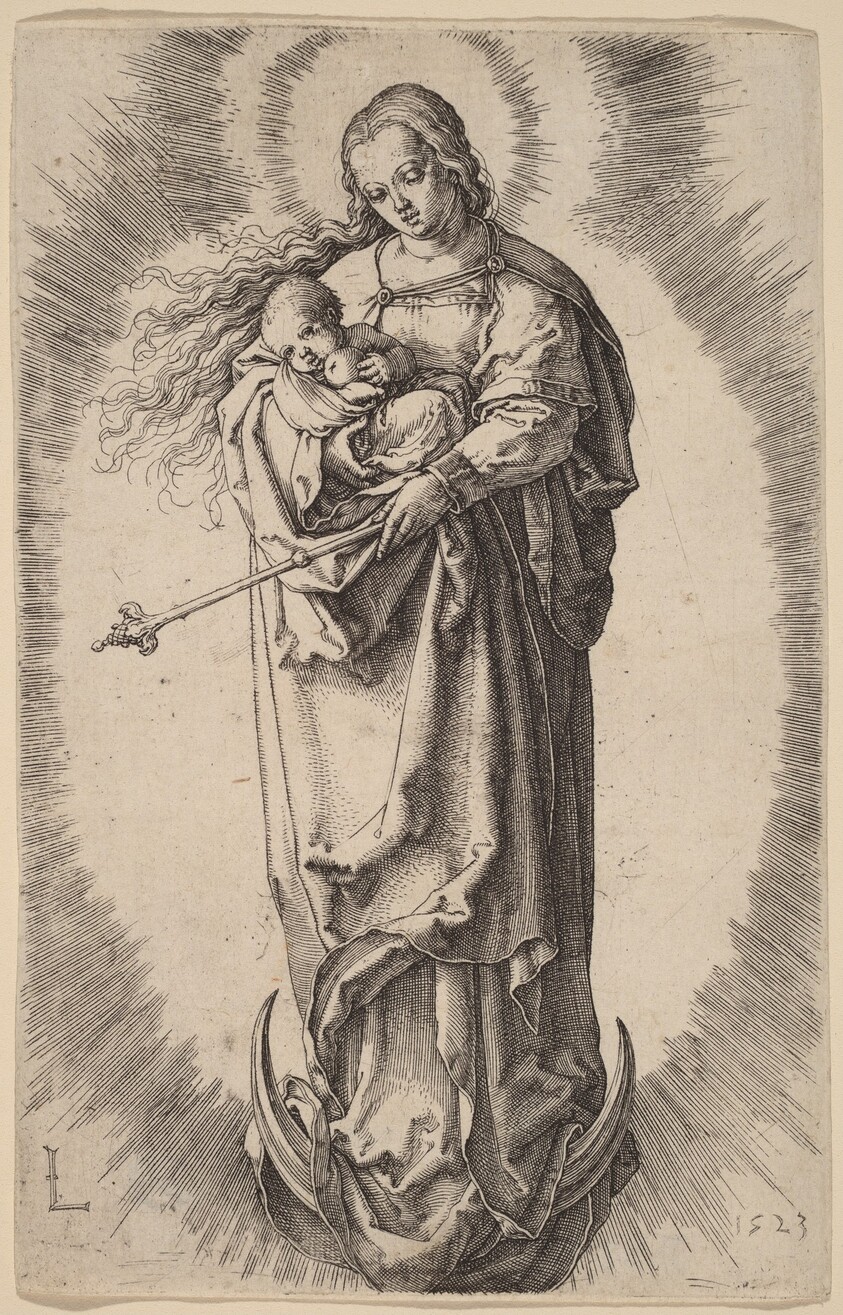 The Virgin and Child on the Crescent