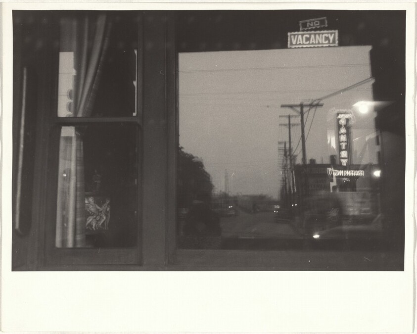 Reflections in window--Los Angeles