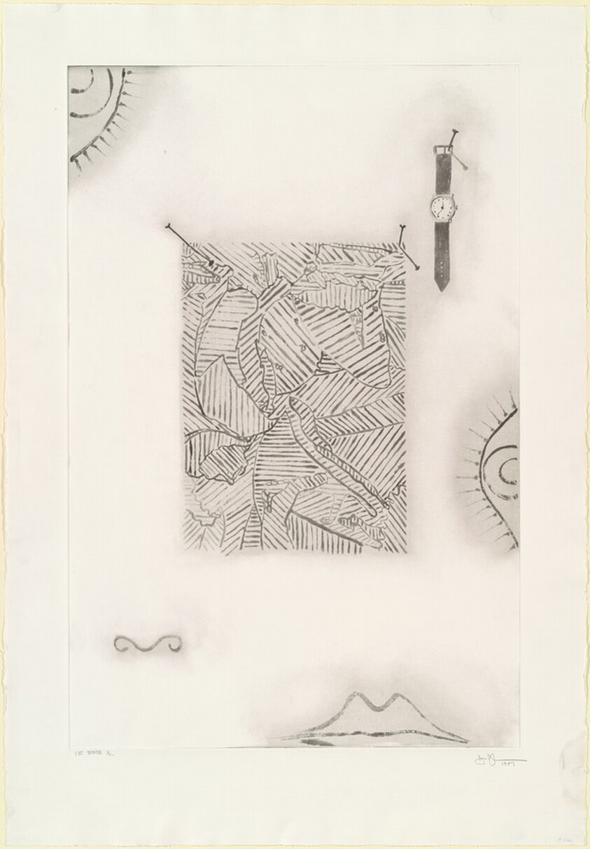 Face with Watch [state proof of 1st state]