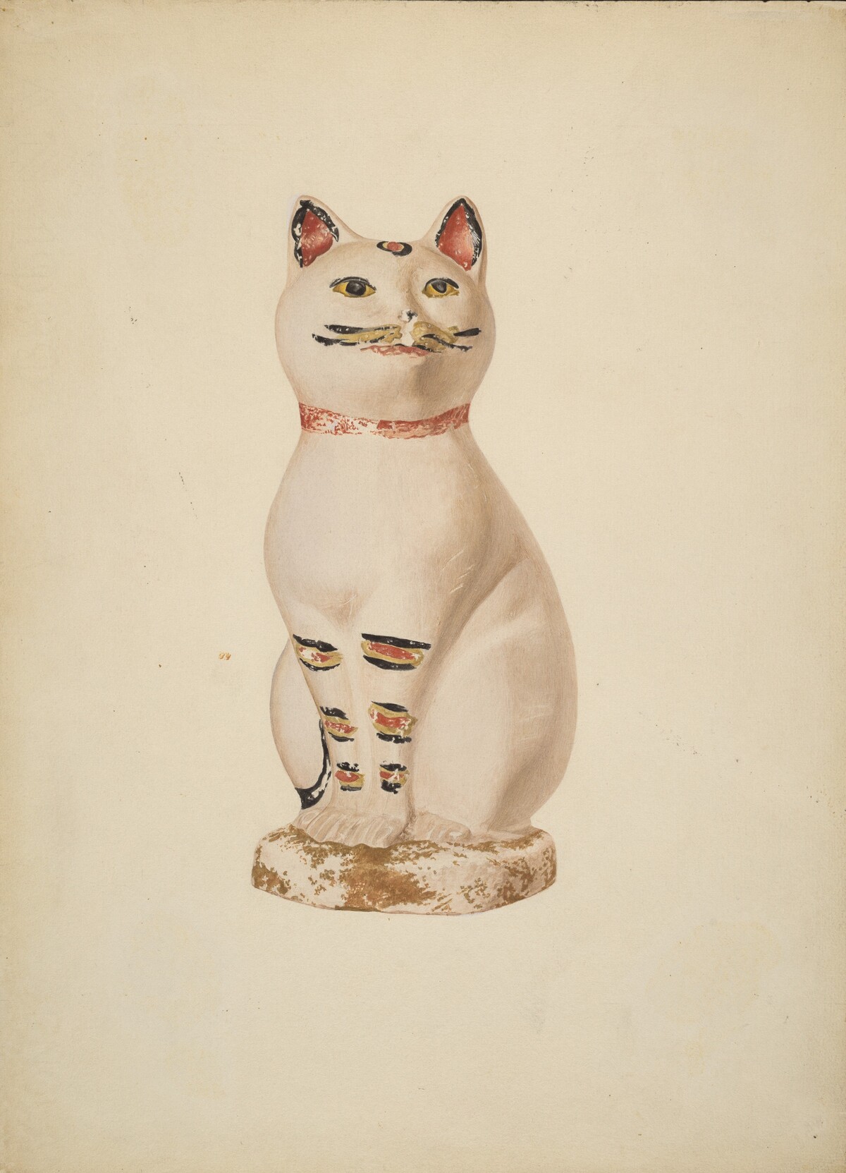 Chalkware Cat
