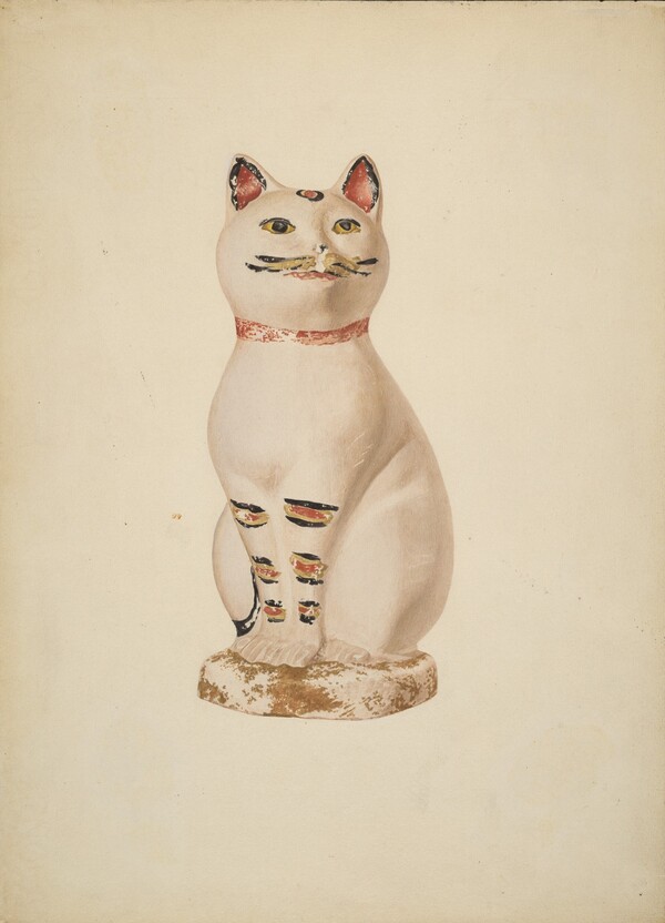 Chalkware Cat