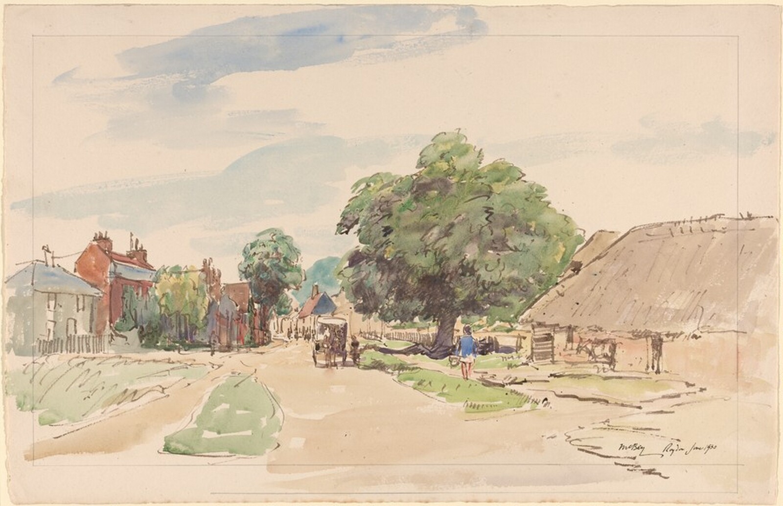 Roydon, James McBey, 1930