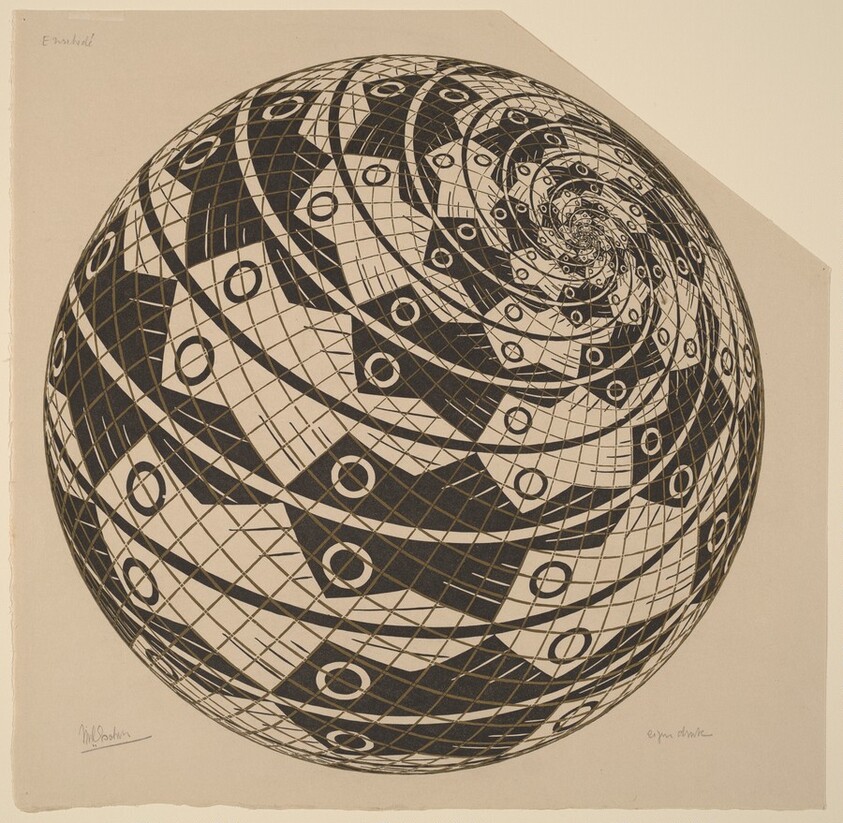 Sphere Surface with Fish