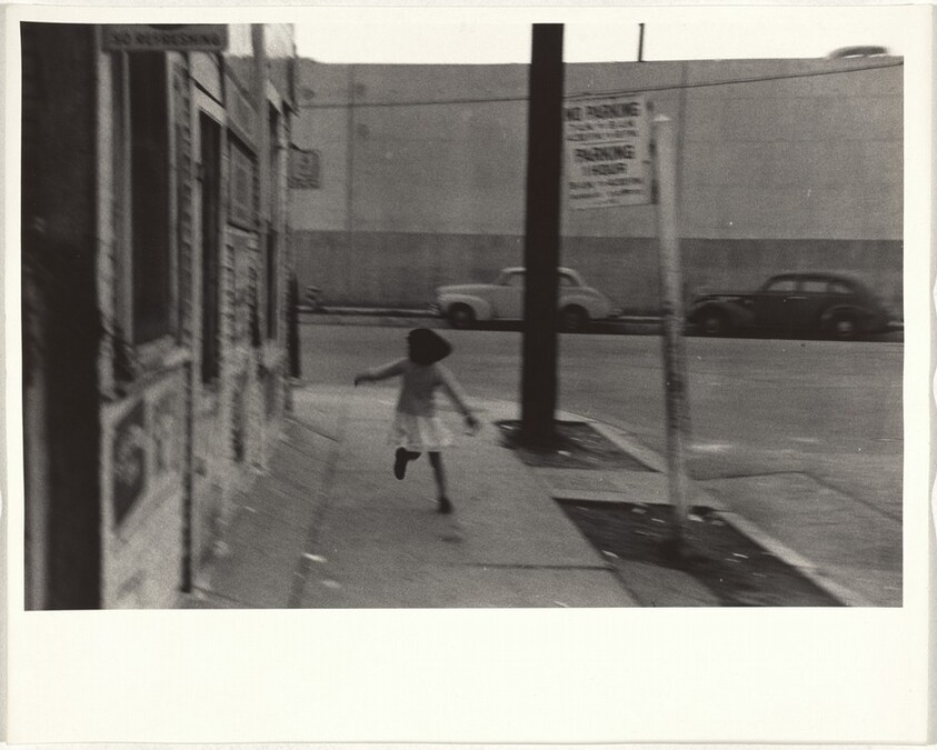 Girl running--Los Angeles