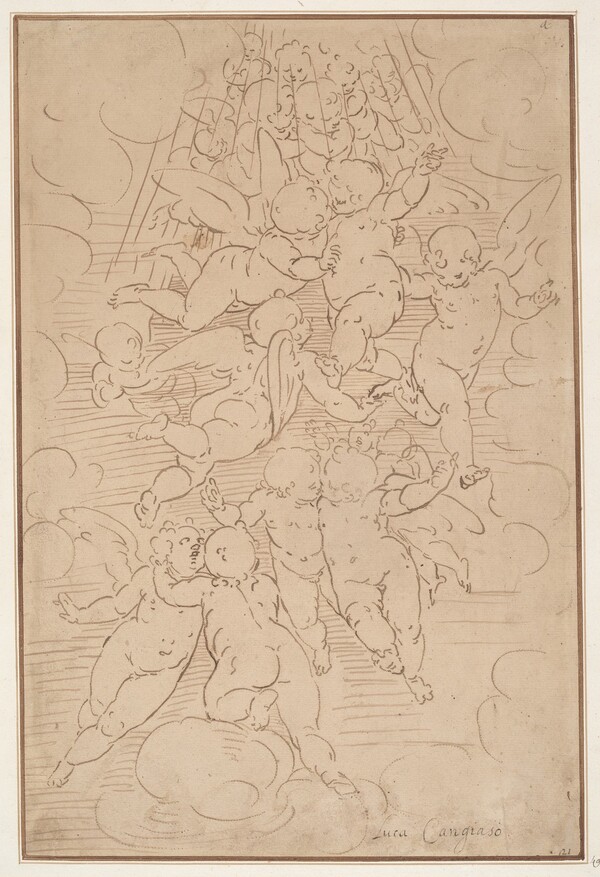 A Group of Angels in Glory