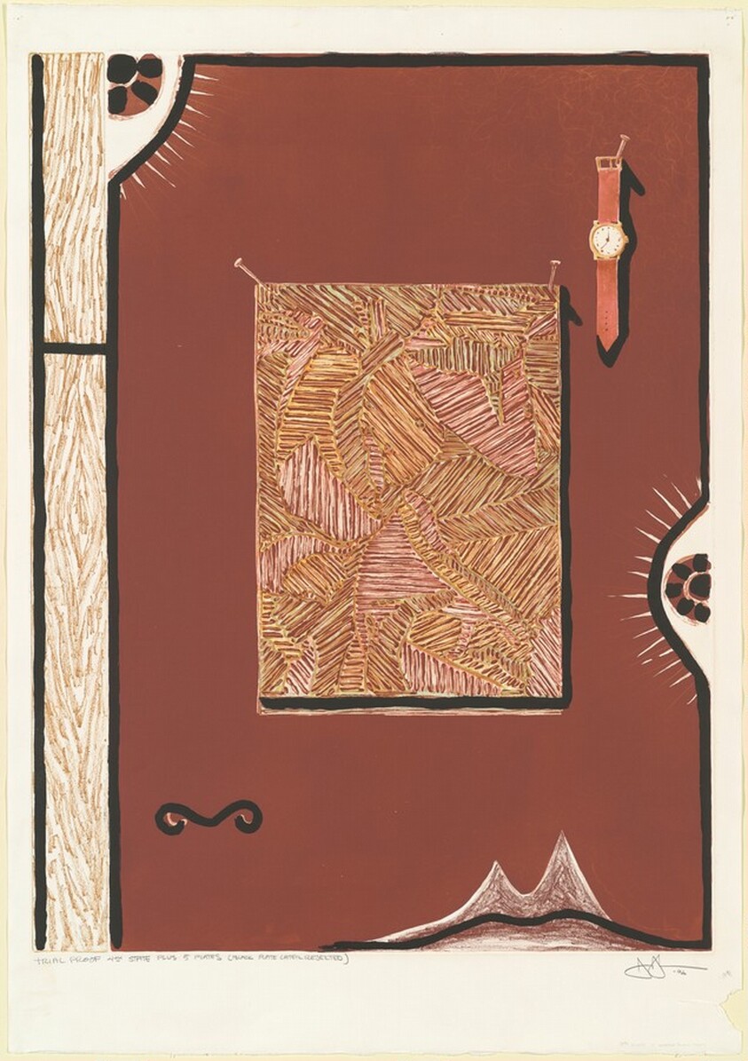 Face with Watch [trial proof of 4th state and 5 plates]