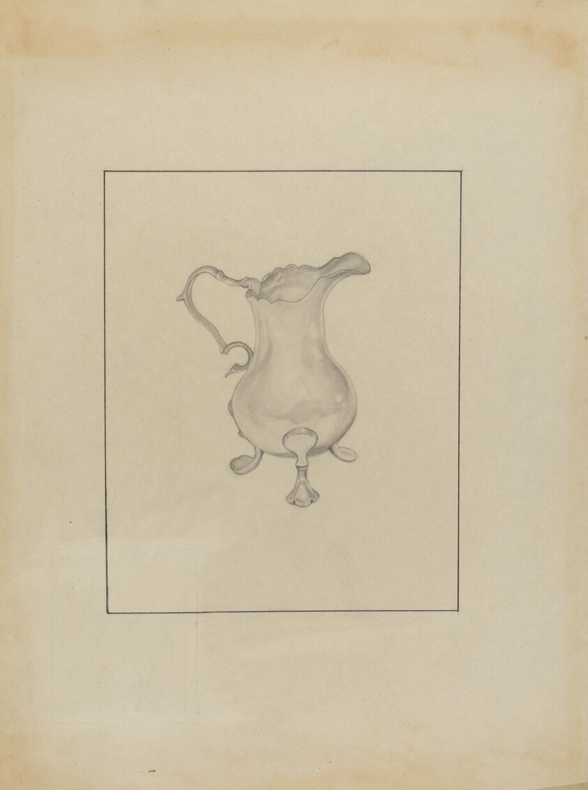 Silver Cream Pitcher