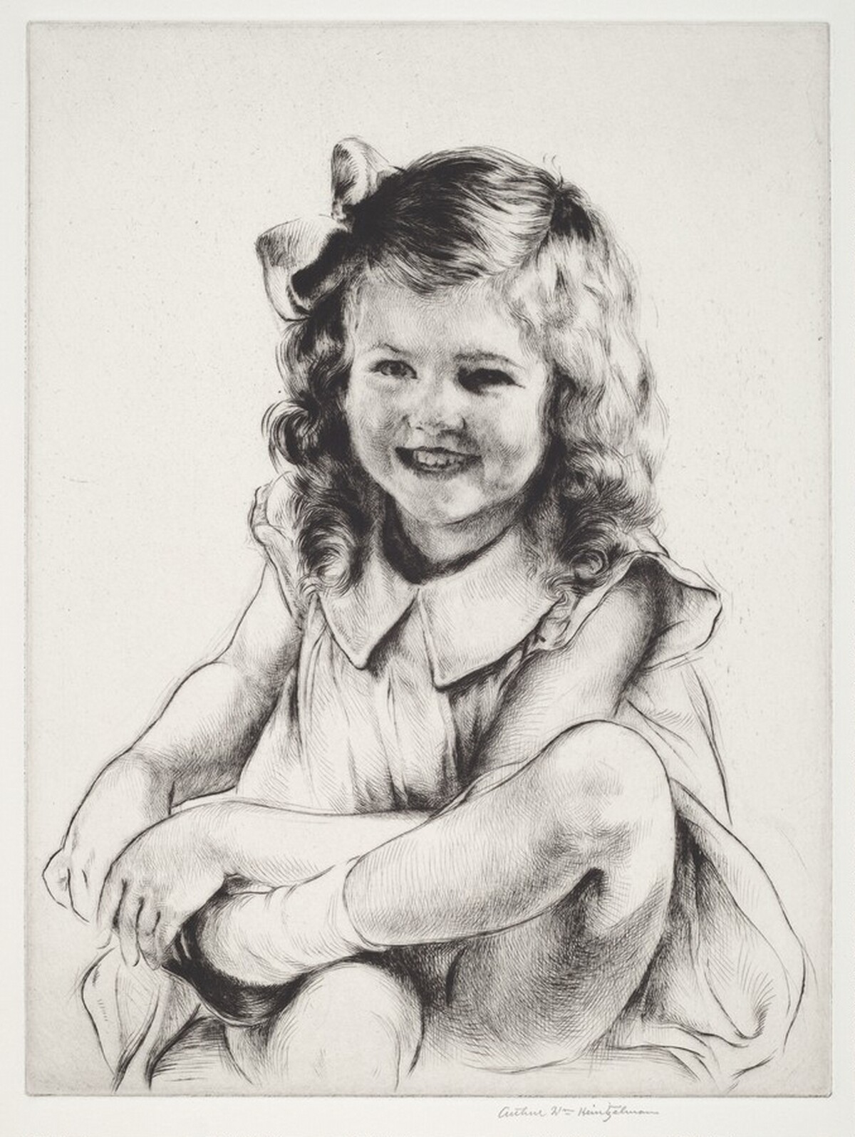 Study of a Laughing Girl (large plate)