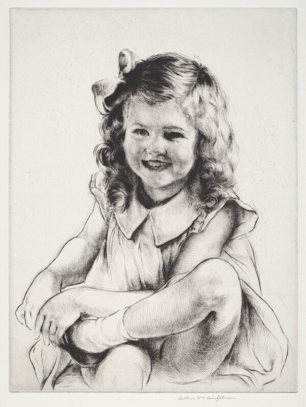 Study of a Laughing Girl (large plate)