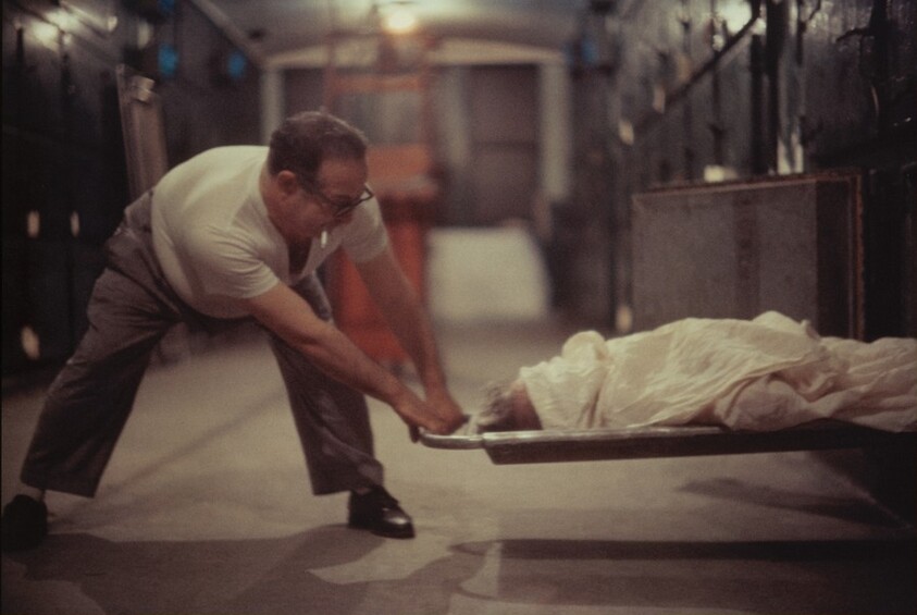 Victim of Shooting in Morgue, Chicago