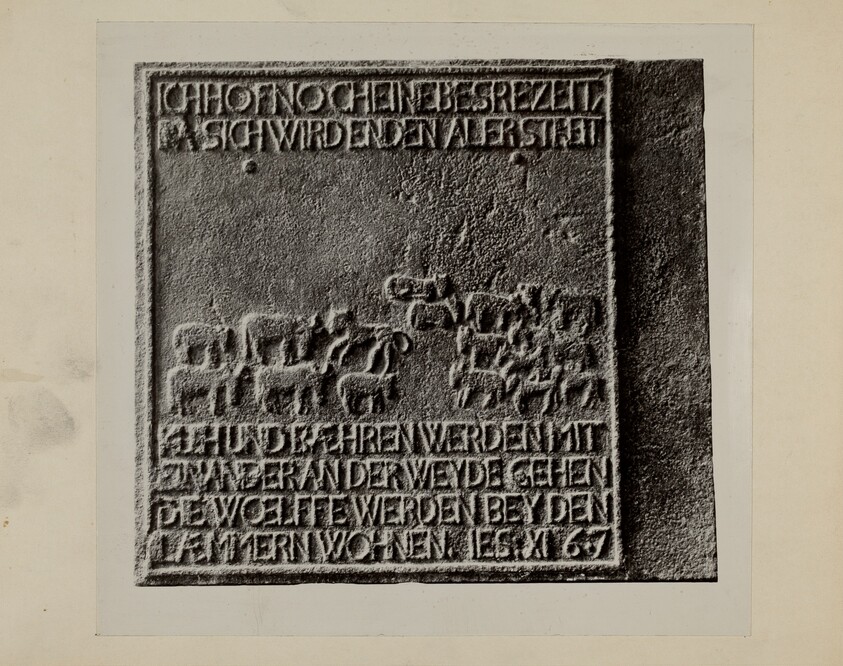 Pa. German Stove Plate