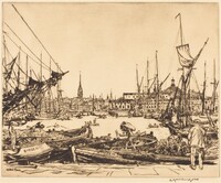 Strandvagen, Stockholm, Sir Muirhead Bone, 1923/1925