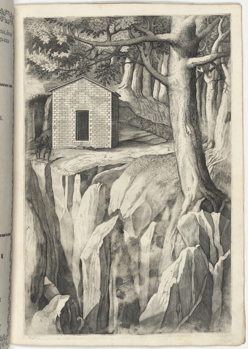 Monastic Cell of the Blessed John of La Verna (Cella del beato Giovanni della Verna) [plate T]