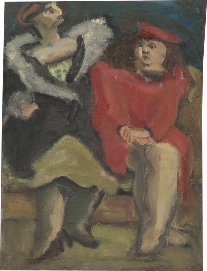 Untitled (two seated women)
